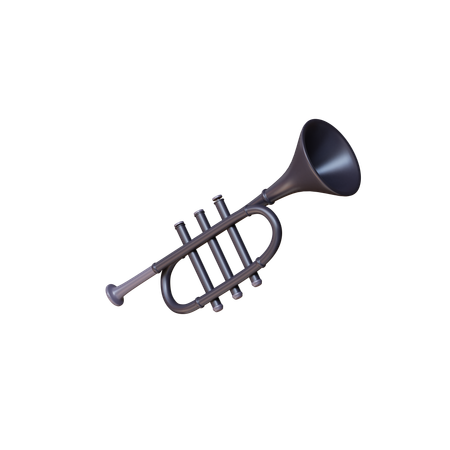 Trumpet  3D Icon