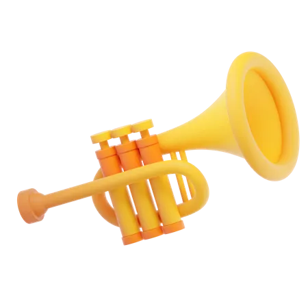 Trumpet  3D Icon