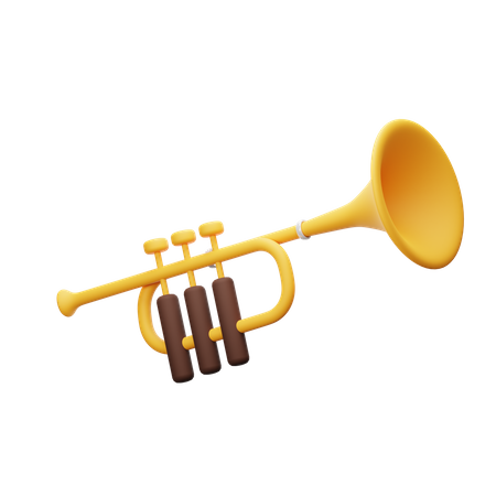 Trumpet  3D Icon