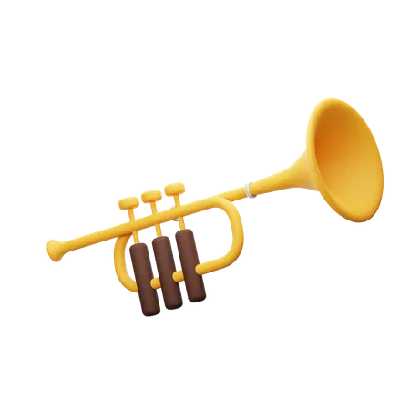 Trumpet  3D Icon