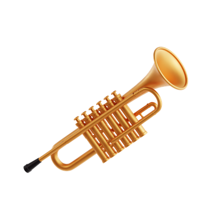 Trumpet  3D Icon