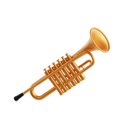 Trumpet  3D Icon