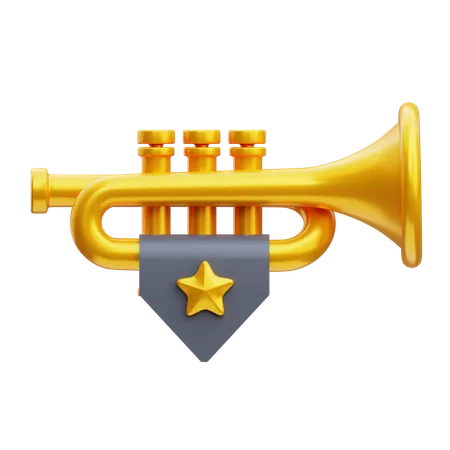 Trumpet  3D Icon