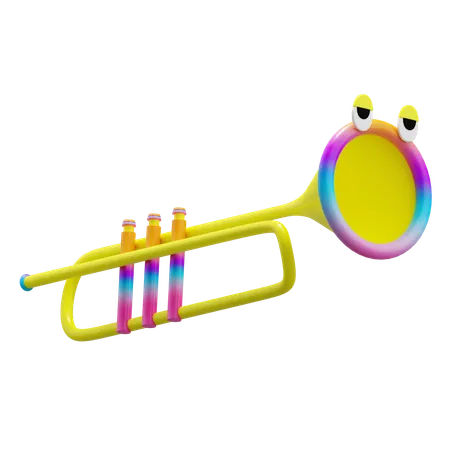 Trumpet  3D Icon