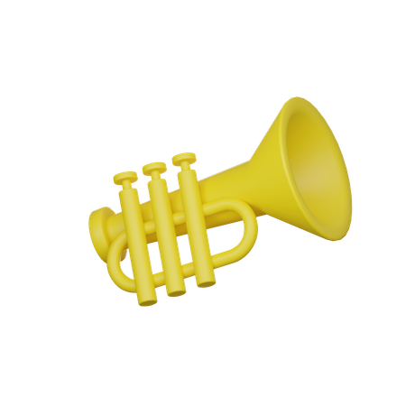 Trumpet  3D Icon