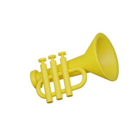 Trumpet  3D Icon