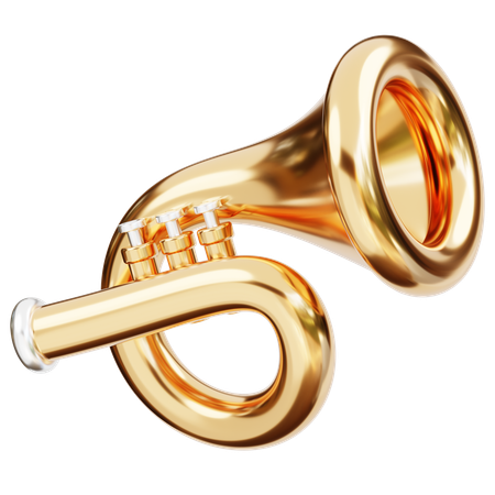 Trumpet  3D Icon