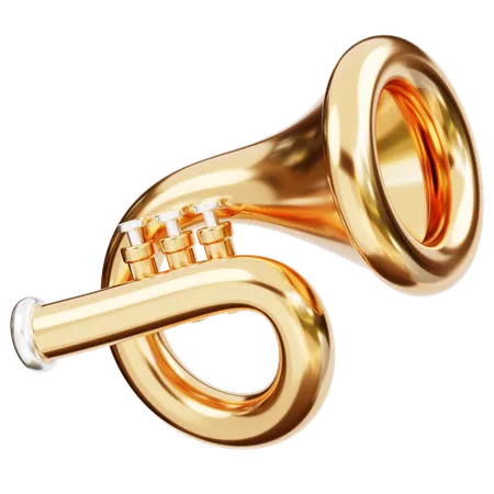 Trumpet  3D Icon