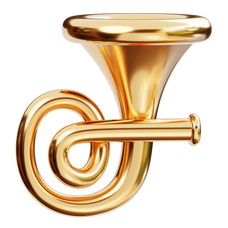 Trumpet  3D Icon