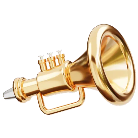 Trumpet  3D Icon