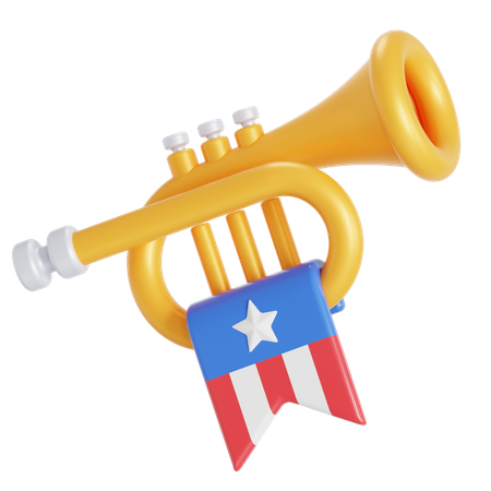Trumpet  3D Icon