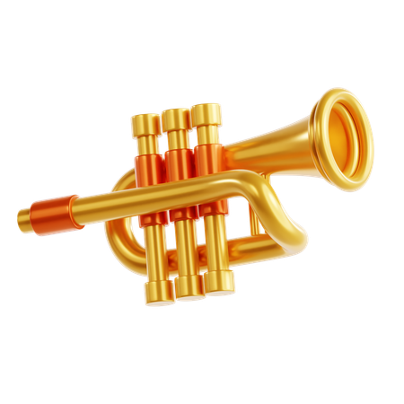 Trumpet  3D Icon