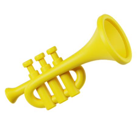 Trumpet  3D Icon