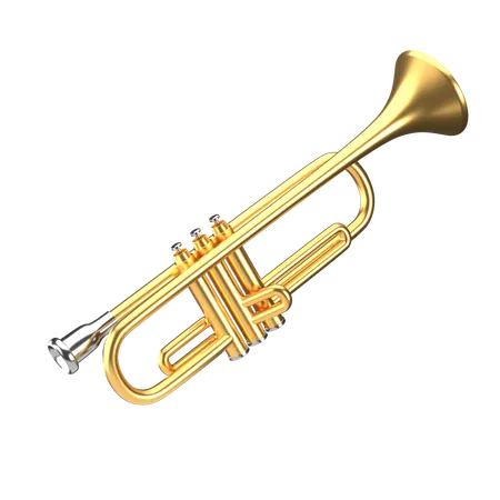 Trumpet  3D Icon