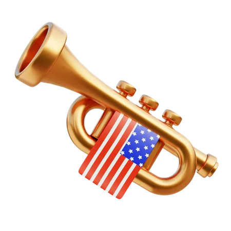 Trumpet  3D Icon