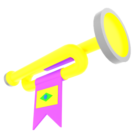 Trumpet  3D Icon