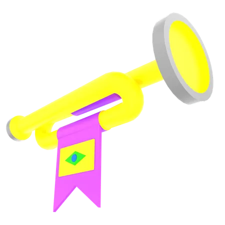 Trumpet  3D Icon