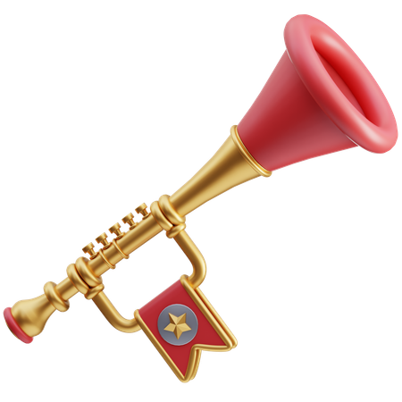 Trumpet  3D Icon