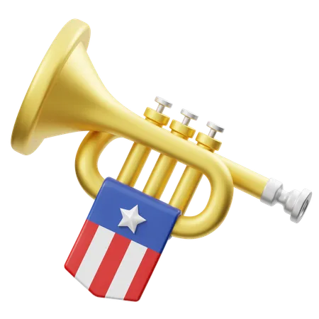 Trumpet  3D Icon