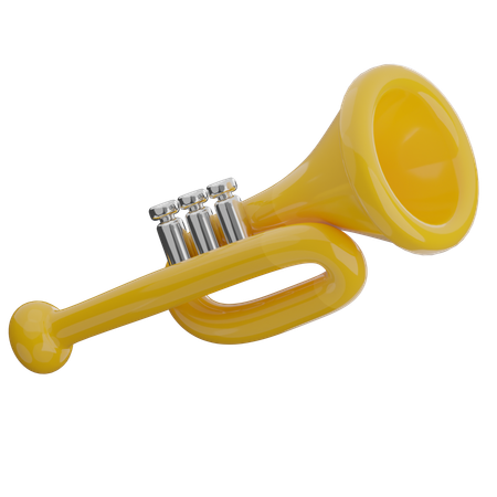 Trumpet  3D Icon