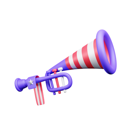 Trumpet  3D Icon