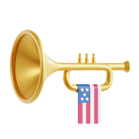 Trumpet  3D Icon