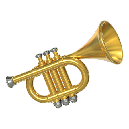 Trumpet  3D Icon