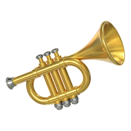 Trumpet  3D Icon