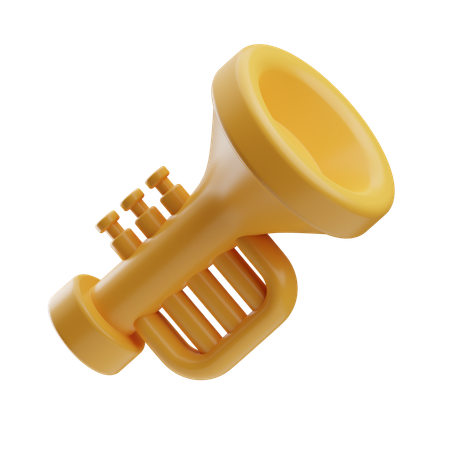 Trumpet  3D Icon