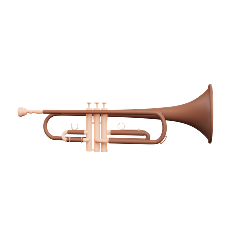 Trumpet  3D Icon