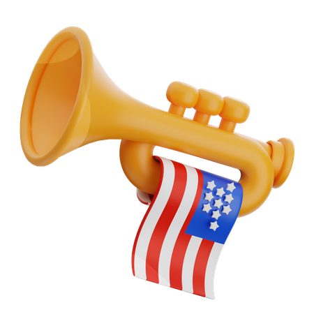 Trumpet  3D Icon