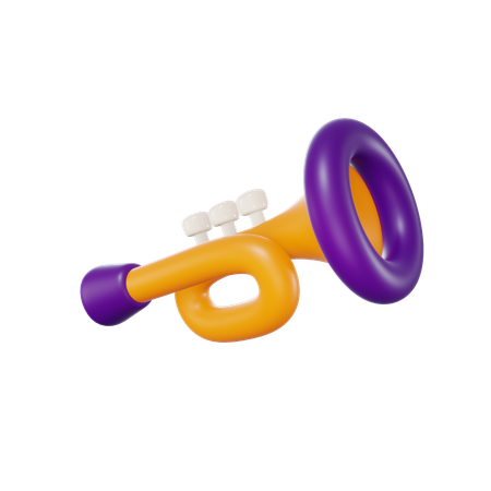 Trumpet  3D Icon