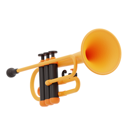 Trumpet  3D Icon