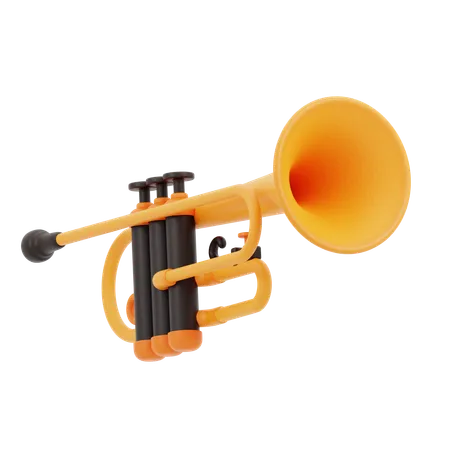 Trumpet  3D Icon