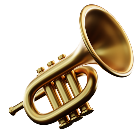 Trumpet  3D Icon