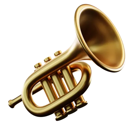 Trumpet  3D Icon