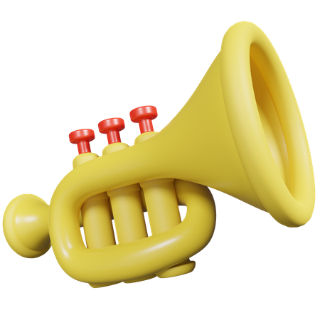 Trumpet  3D Icon