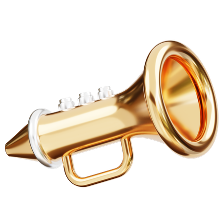 Trumpet  3D Icon