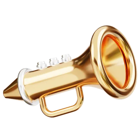 Trumpet  3D Icon