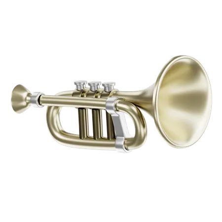 Trumpet  3D Icon