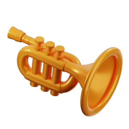 Trumpet  3D Icon