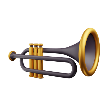 Trumpet  3D Icon