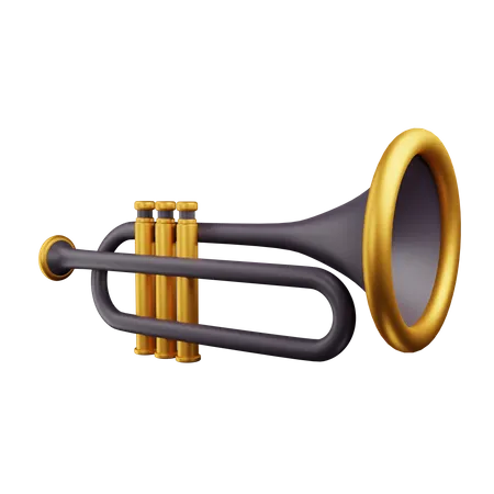 Trumpet  3D Icon