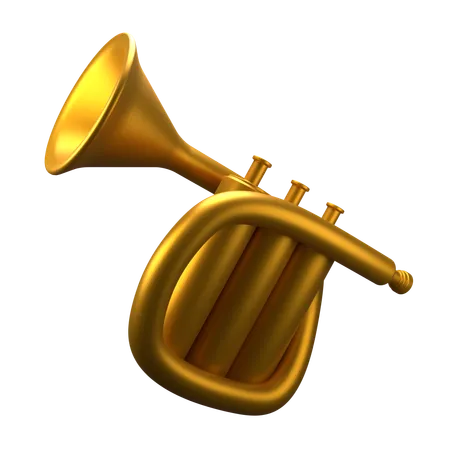 Trumpet  3D Icon