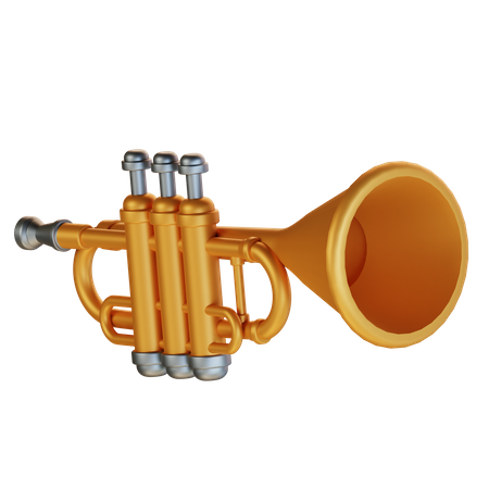 Trumpet  3D Icon