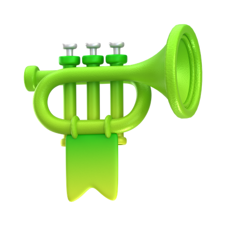 Trumpet  3D Icon