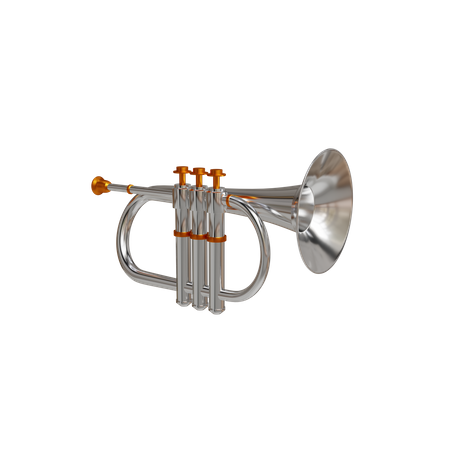 Trumpet  3D Icon