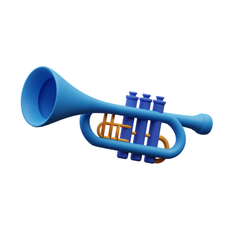 Trumpet  3D Icon