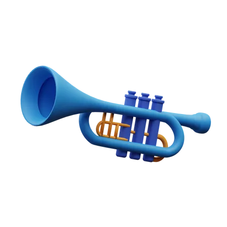 Trumpet  3D Icon