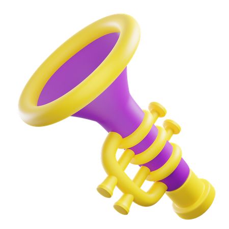 Trumpet  3D Icon